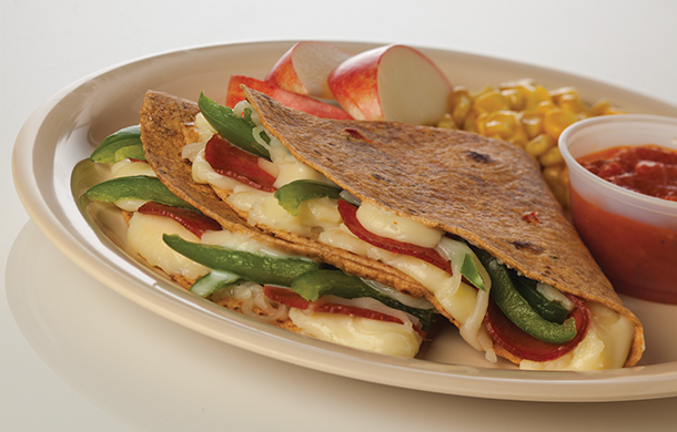 Tomato Basil Pizza Quesadilla Recipes Mission Food Services