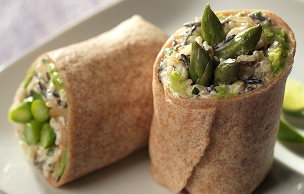 Asparagus and Avocado Wrap