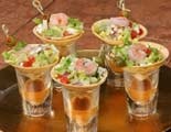Mini Salad Martini Cones