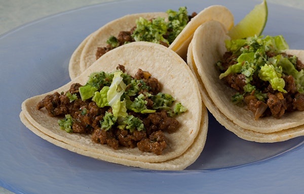 Cumin Coriander Beef Sambol Tacos