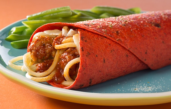Spaghetti &amp; Meatball Burrito