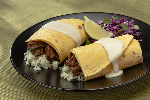 Ancho Chile Short Rib Burrito