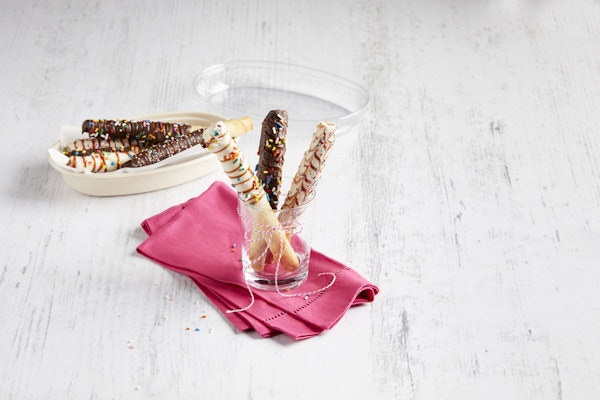 Chocolate-Dipped Party Sticks