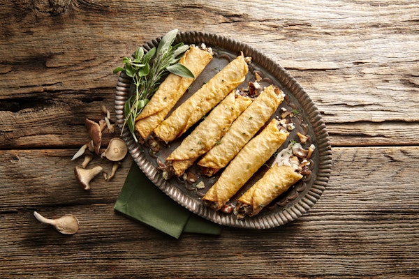 Truffled Mushroom Taquitos