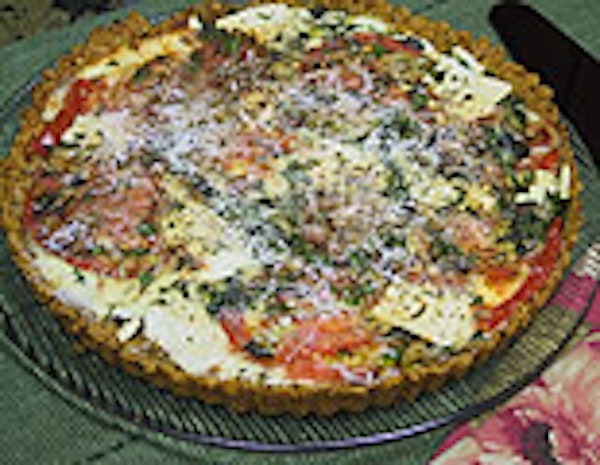 Mozzarella Roma Tart