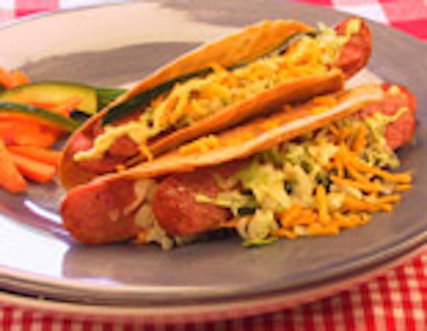Hot Dog Tacos